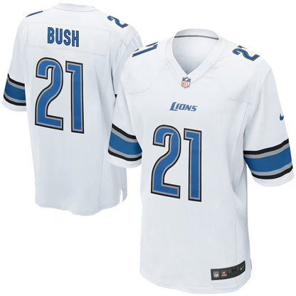 Reggie Bush Detroit Lions Nike Game Jersey - White