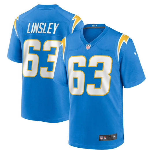 Corey Linsley Los Angeles Chargers Nike Game   Jersey - Powder Blue