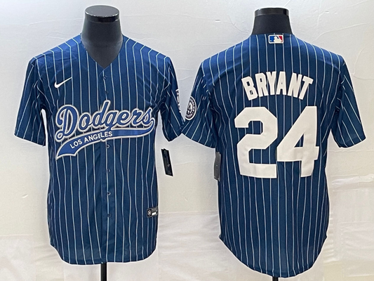 Men's Los Angeles Dodgers Kris Bryant #24 Blue Player Jersey Joint Edition