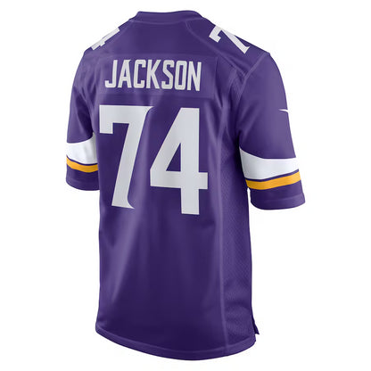 Men's Minnesota Vikings Donovan Jackson Nike Purple 2025 NFL Draft First Round Pick Game Jersey