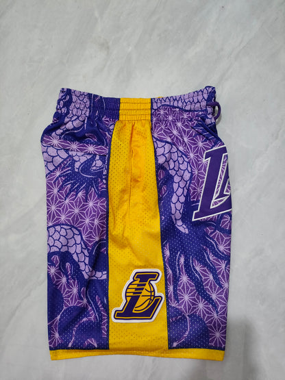 JUST DON Los Angeles Lakers Pocket Shorts