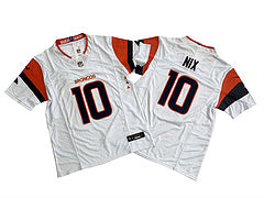 Bo Nix #10 Denver Broncos Nike 2024 NFL Draft First Round Pick   Game Jersey
