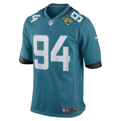 Folorunso Fatukasi Jacksonville Jaguars Nike Game   Jersey - Teal
