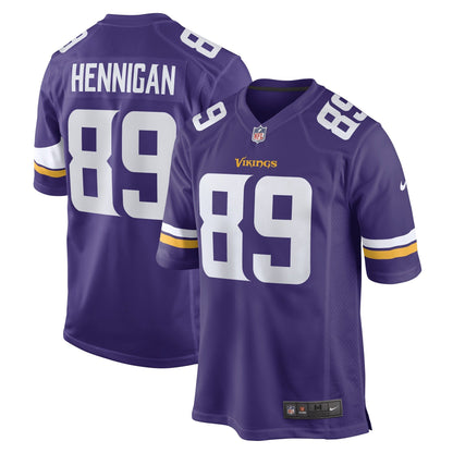 Thomas Hennigan Minnesota Vikings Nike Game   Jersey - Purple