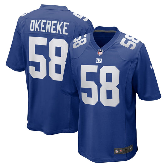 Bobby Okereke New York Giants Nike Game   Jersey - Royal