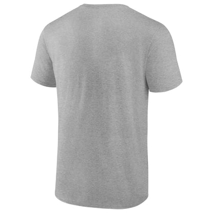 Men's Edmonton Oilers Heather Gray 2025 Stanley Cup Playoffs Western Conference Final Contender T-Shirt