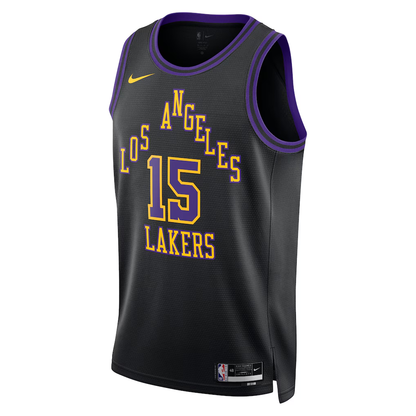 Los Angeles Lakers Austin Reaves Nike Black 2025/26 Swingman Jersey - City Edition