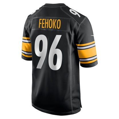 Breiden Fehoko Pittsburgh Steelers Nike  Game Jersey -  Black