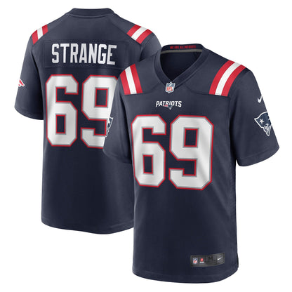 Cole Strange New England Patriots Nike   Game Jersey - Navy