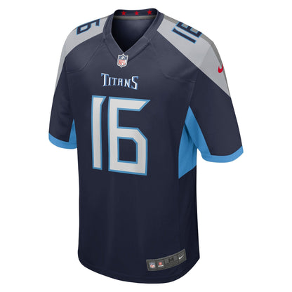 Treylon Burks Tennessee Titans Nike   Game Jersey - Navy