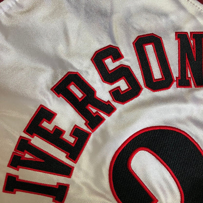Allen Iverson Philadelphia 76ers 3 White MN