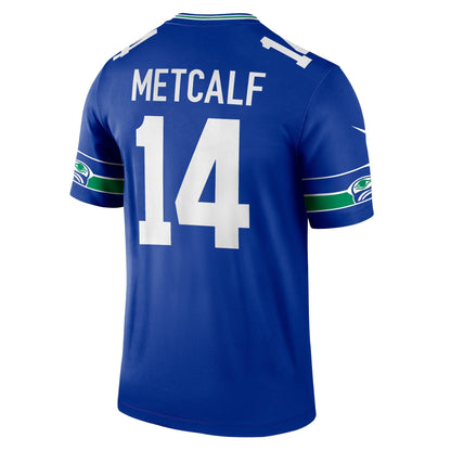 DK Metcalf Seattle Seahawks Nike Throwback Legend   Jersey - Royal