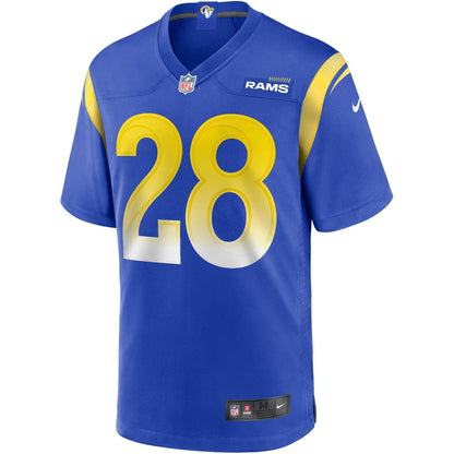 Marshall Faulk Los Angeles Rams Nike Game Retired   Jersey - Royal