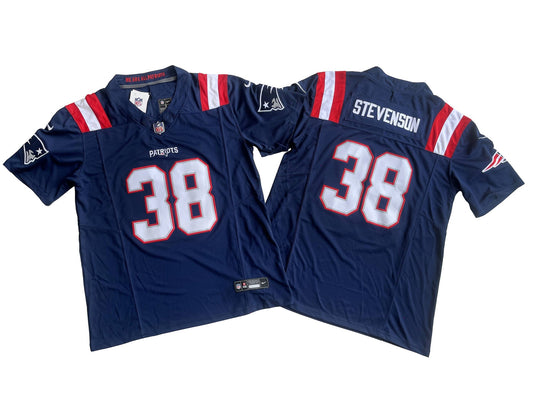 New England Patriots38# Rhamondre Stevenson  Vapor F.U.S.E. Limited Jersey
