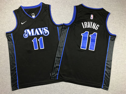 Youth Kyrie Irving Dallas Mavericks #11 City Edition Embroidered  Jersey