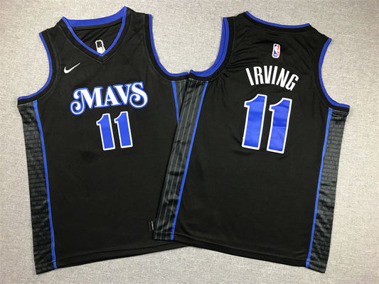 Youth Kyrie Irving Dallas Mavericks #11 City Edition Embroidered  Jersey