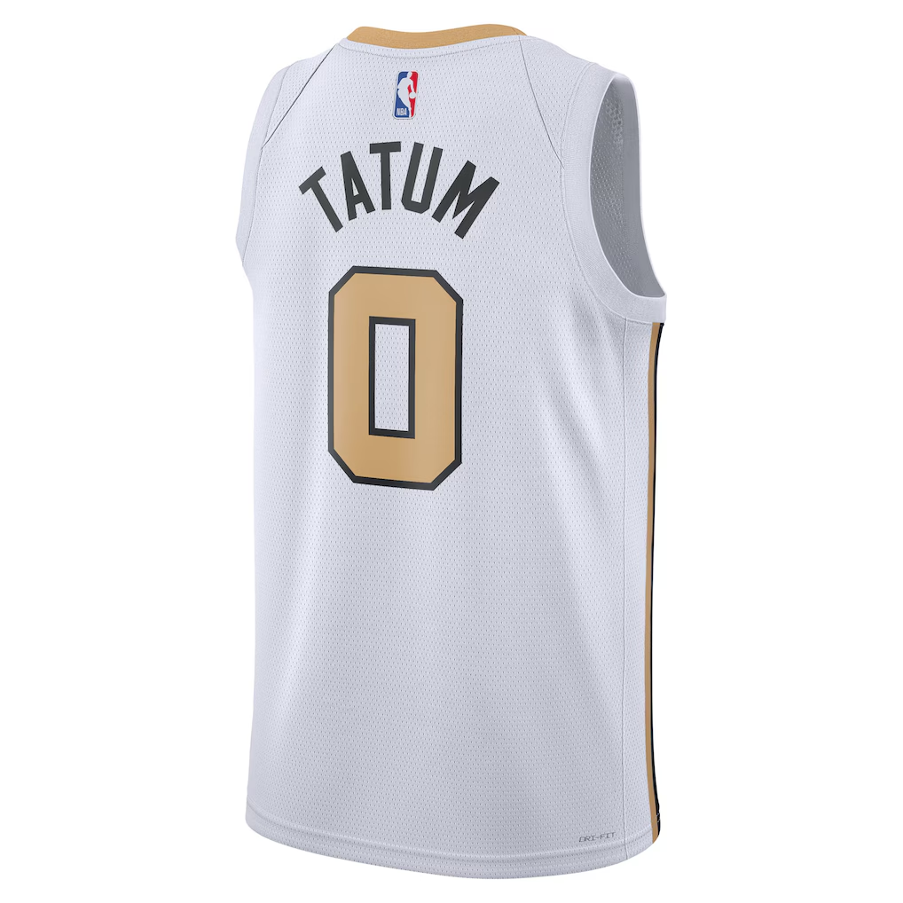 Boston Celtics Jayson Tatum Nike White 2025/26 Swingman Jersey - City Edition