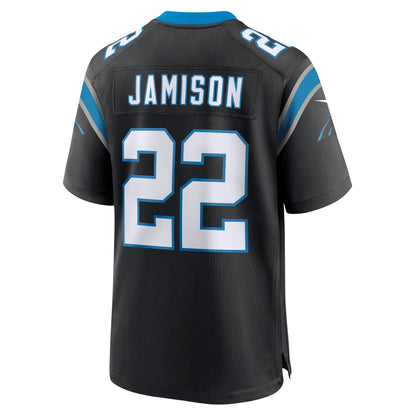 D'Shawn Jamison Carolina Panthers Nike Team Game Jersey -  Black
