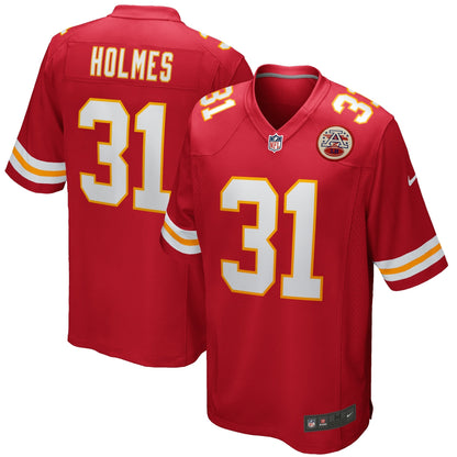 Priest Holmes Kansas City Chiefs Nike Game Retired   Jersey - Red