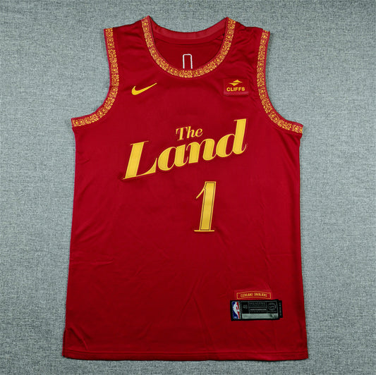 Cleveland Cavaliers James Harden #1 2026 City Edition — Embroidered Jersey
