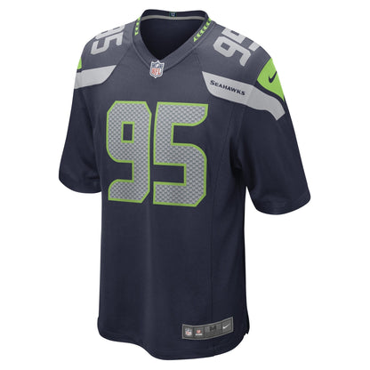 Myles Adams Seattle Seahawks Nike Game   Jersey - College Navy