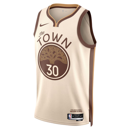 Golden State Warriors Stephen Curry Nike Tan 2025/26 Swingman Jersey - City Edition