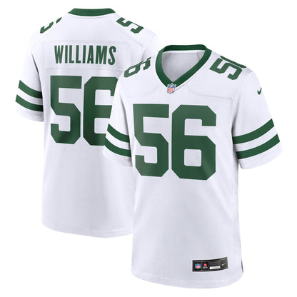 Quincy Williams New York Jets Nike Game Jersey - Legacy White
