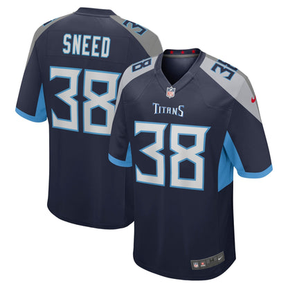 L'Jarius Sneed Tennessee Titans Nike Team Game Jersey -  Navy
