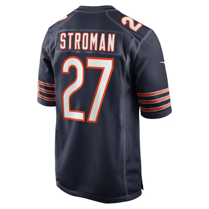 Greg Stroman Chicago Bears Nike Team Game Jersey -  Navy