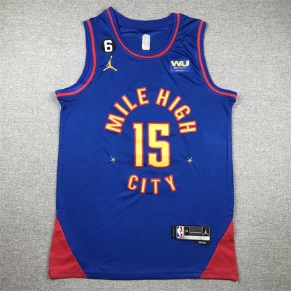 Denver Nuggets Nikola Jokic #15 2023 City Edition - Embroidered Jersey