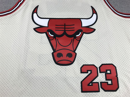 Michael Jordan Chicago Bulls 23 White Jersey