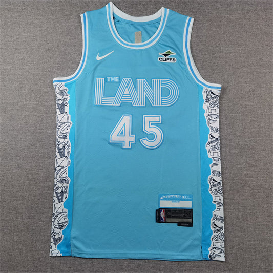 Cleveland Cavaliers Donovan Mitchell #45 2025 City Edition - Embroidered Jersey