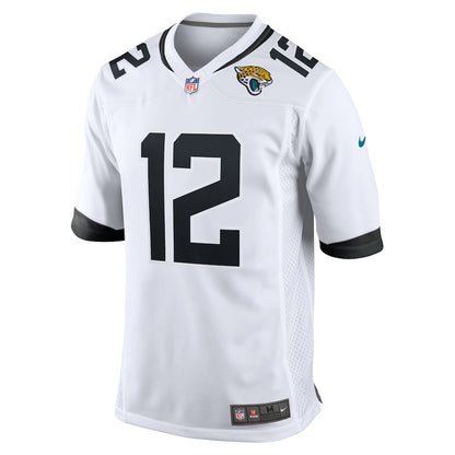 Jacksonville Jaguars Travis Hunter Nike White 2025 NFL Draft First Round Pick Game Player Jersey