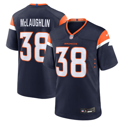 Jaleel McLaughlin Denver Broncos Nike Alternate Game Jersey -  Navy