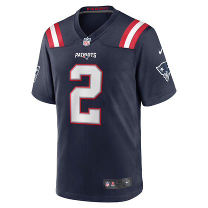 Jalen Mills New England Patriots Nike Game   Jersey - Navy