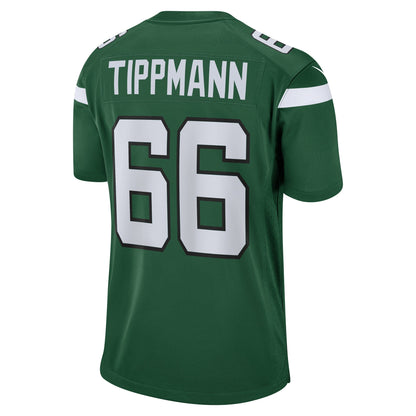 Joe Tippmann New York Jets Nike  Game Jersey - Gotham Green