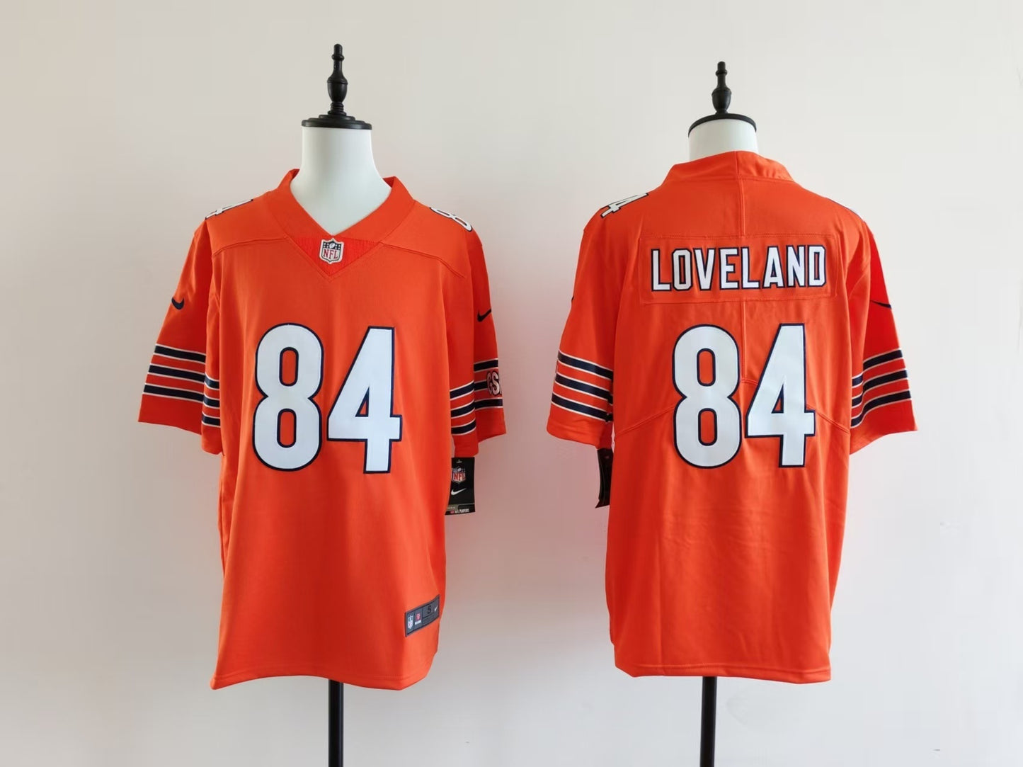 Men's Chicago Bears Colston Loveland Jersey-Orange