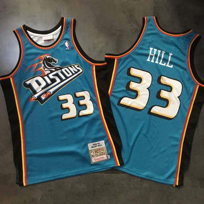 Grant Hill Detroit Pistons Throwback Jersey
