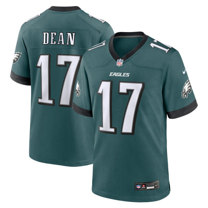 Nakobe Dean Philadelphia Eagles Nike Team Game Jersey - Midnight Green
