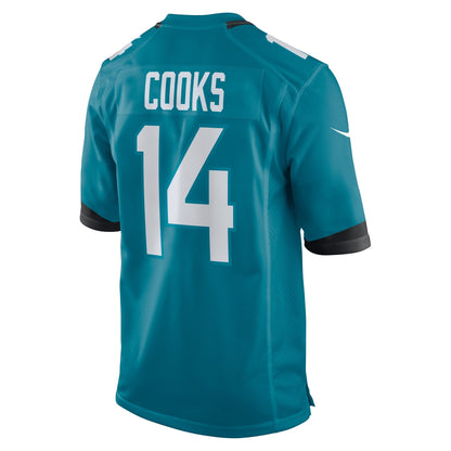 Elijah Cooks Jacksonville Jaguars Nike Team Game Jersey -  Teal
