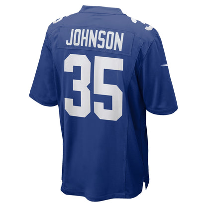 Leonard Johnson New York Giants Nike Game   Jersey - Royal