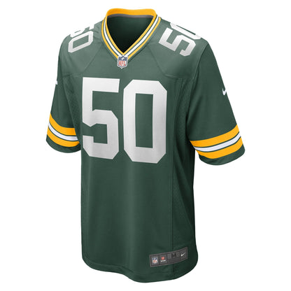 Zach Tom Green Bay Packers Nike Game   Jersey - Green