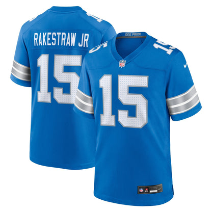 Ennis Rakestraw Jr. Detroit Lions Nike Team Game Jersey -  Blue