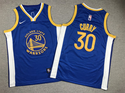 Youth Stephen Curry Golden State Warriors #30  Embroidered  Jersey
