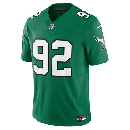 Reggie White Philadelphia Eagles Nike Alternate Vapor F.U.S.E. Limited Jersey - Kelly Green