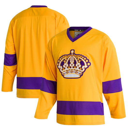 Men's Los Angeles Kings Gold Team Classics Blank Jersey
