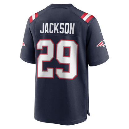 JC Jackson New England Patriots Nike  Game Jersey -  Navy