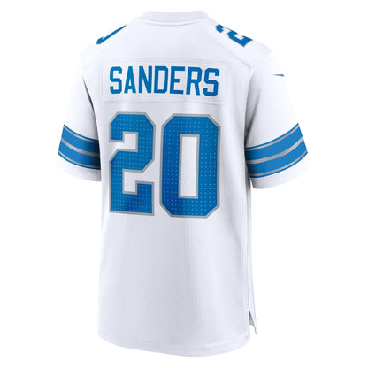 Barry Sanders Detroit Lions Nike Retired   Game Jersey - White
