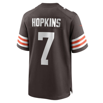 Dustin Hopkins Cleveland Browns Nike Team Game Jersey -  Brown