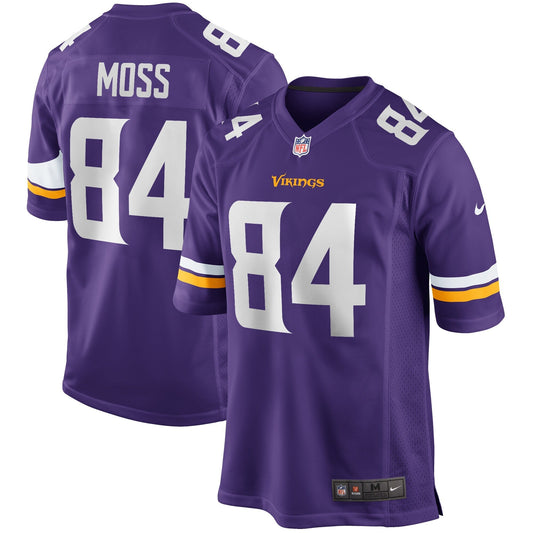 Randy Moss Minnesota Vikings Nike Game Retired   Jersey - Purple